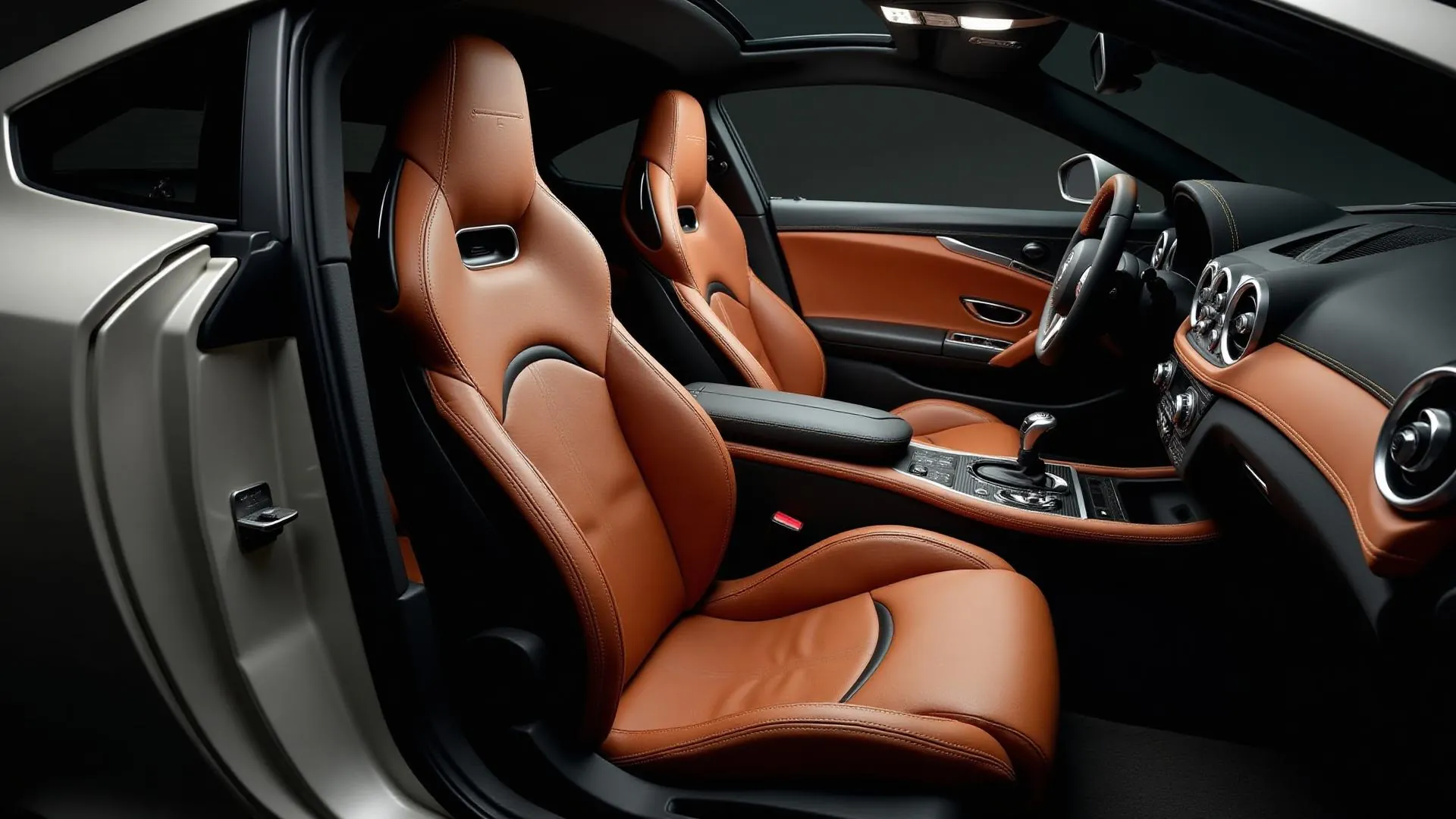 Custom leather automotive interior upholstery by G4 Upholstery in West Bend, Wisconsin